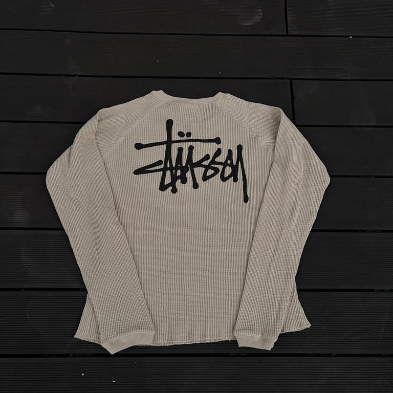 Stüssy Waffle-Knit Long-Sleeve Top - 4