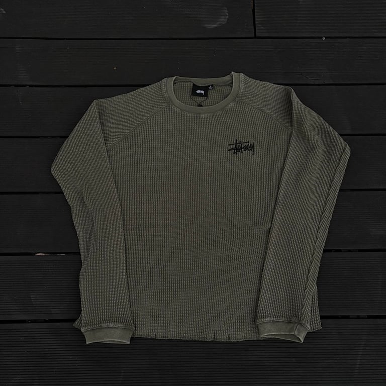 Stüssy Waffle-Knit Long-Sleeve Top - 5