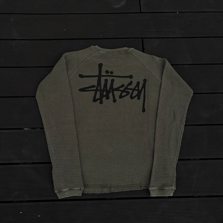 Stüssy Waffle-Knit Long-Sleeve Top - 6
