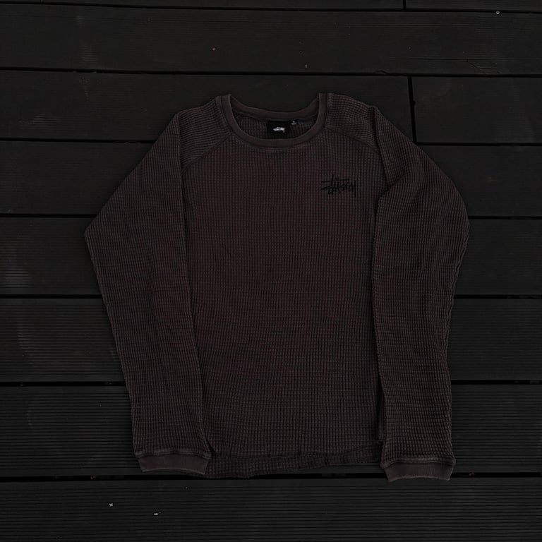 Stüssy Waffle-Knit Long-Sleeve Top - 7