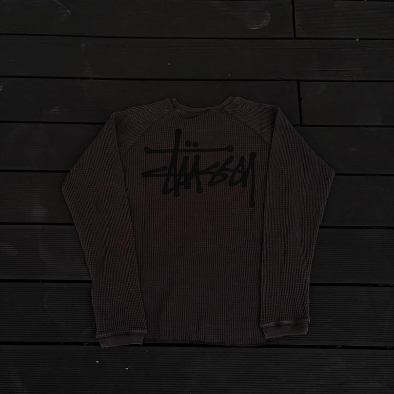 Stüssy Waffle-Knit Long-Sleeve Top - 8