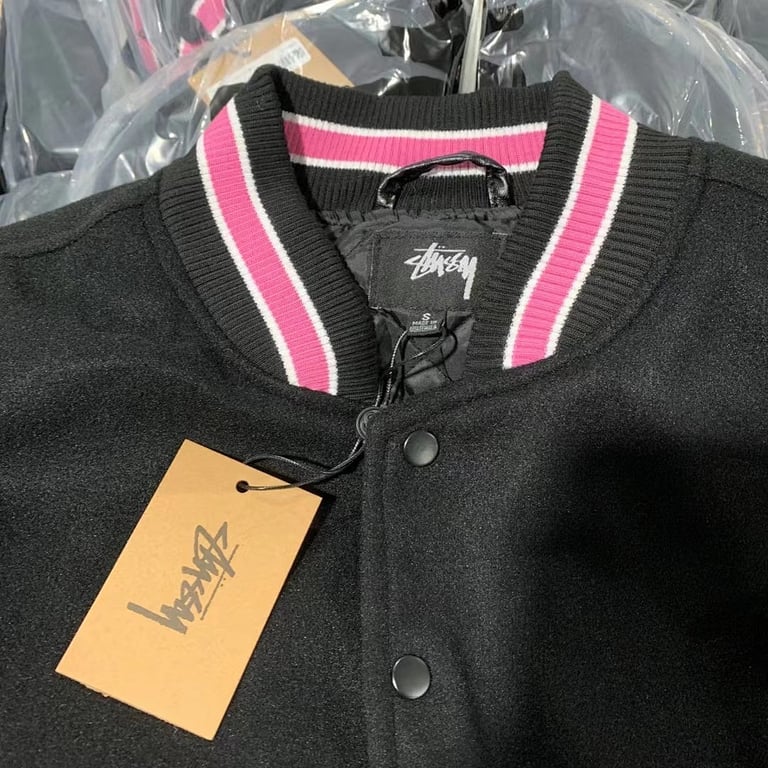 Stüssy SS-Link Varsity Jacket Black - 12