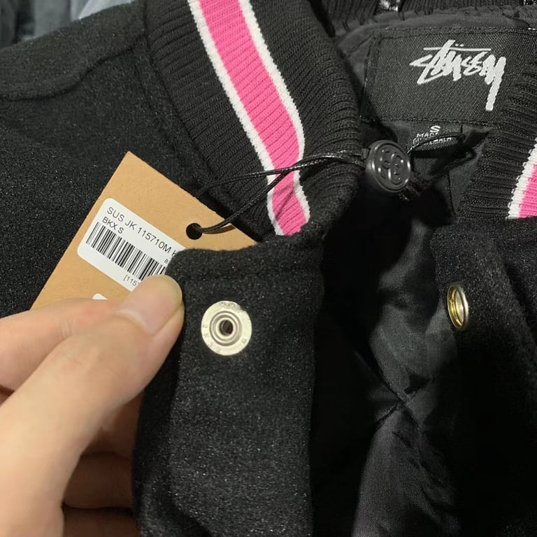 Stüssy SS-Link Varsity Jacket Black - 13