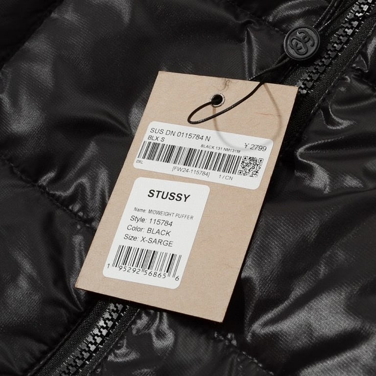 Stüssy x Mountain Hardwear Hooded Down Jacket Black - 22