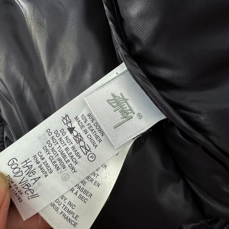Stüssy x Mountain Hardwear Hooded Down Jacket Black - 31