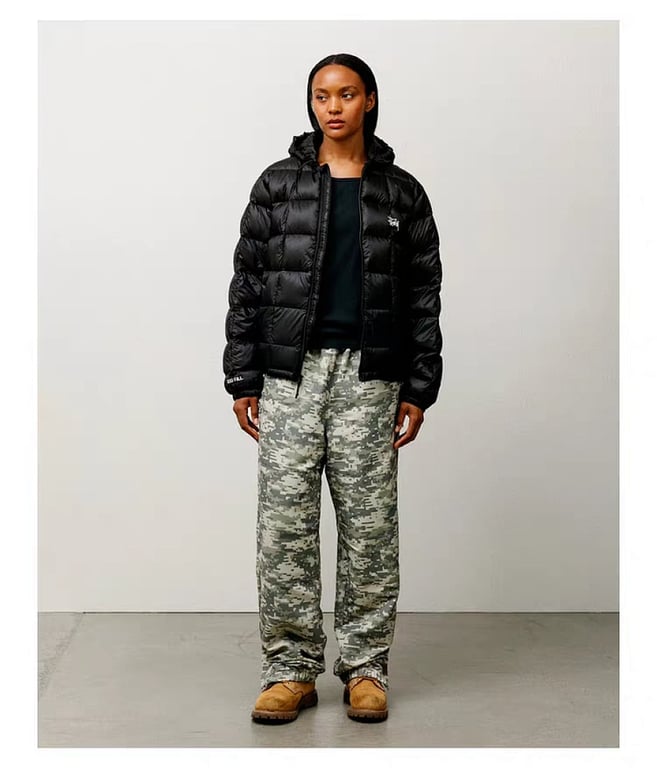 Stüssy x Mountain Hardwear Hooded Down Jacket Black - 6