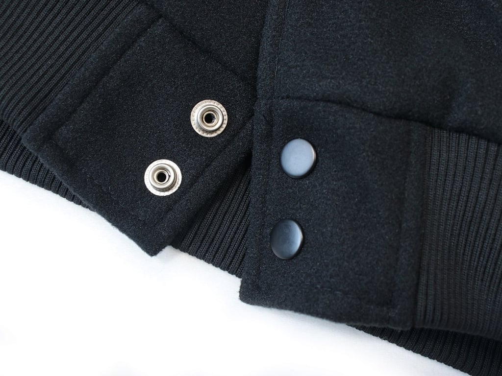 Stüssy SS Link Varsity Jacket Black - 6