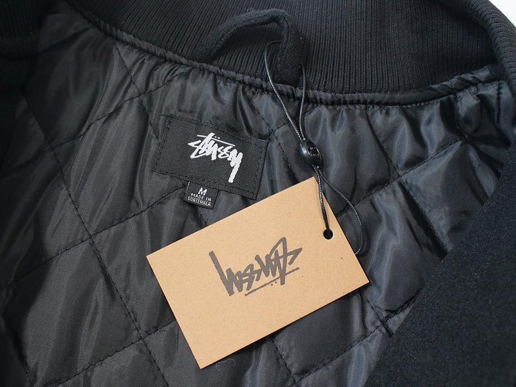 Stüssy SS Link Varsity Jacket Black - 8