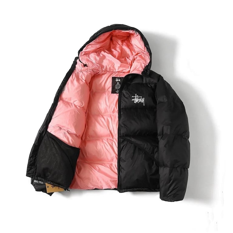 Stüssy 800 Fill Puffer Jacket Black - 13
