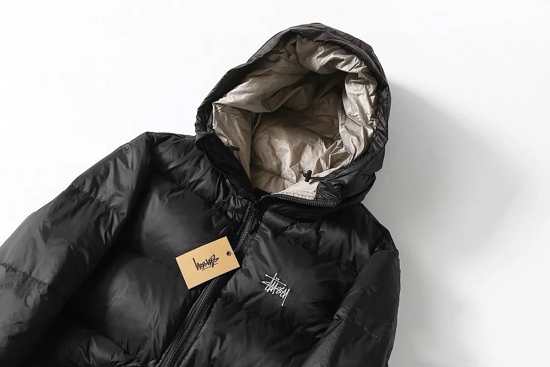 Stüssy 800 Fill Puffer Jacket Black - 6