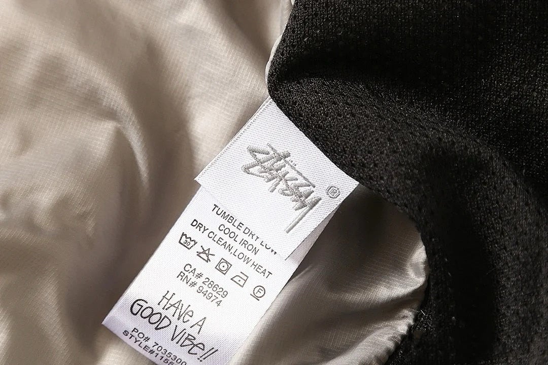 Stüssy 800 Fill Puffer Jacket Black - 7