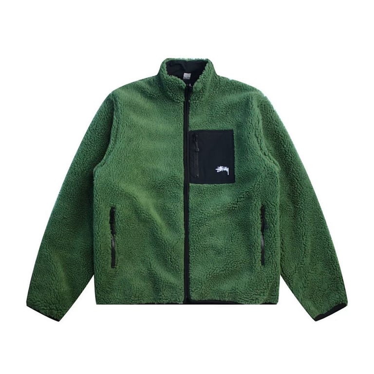 Stüssy 8 Ball Sherpa Reversible Jacket - 15