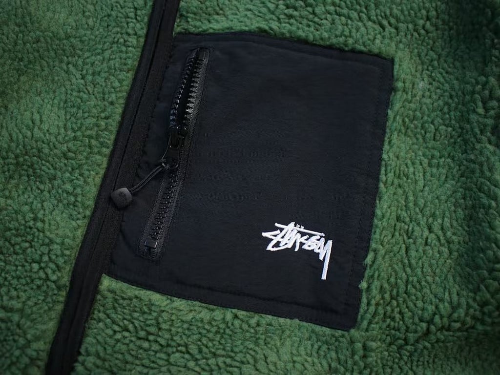 Stüssy 8 Ball Sherpa Reversible Jacket - 20