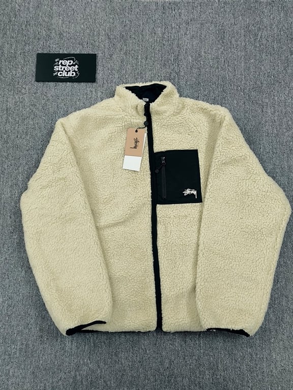 Stüssy 8 Ball Sherpa Reversible Jacket - 22