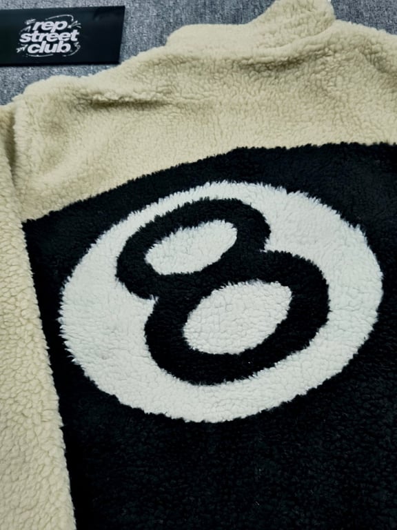 Stüssy 8 Ball Sherpa Reversible Jacket - 29