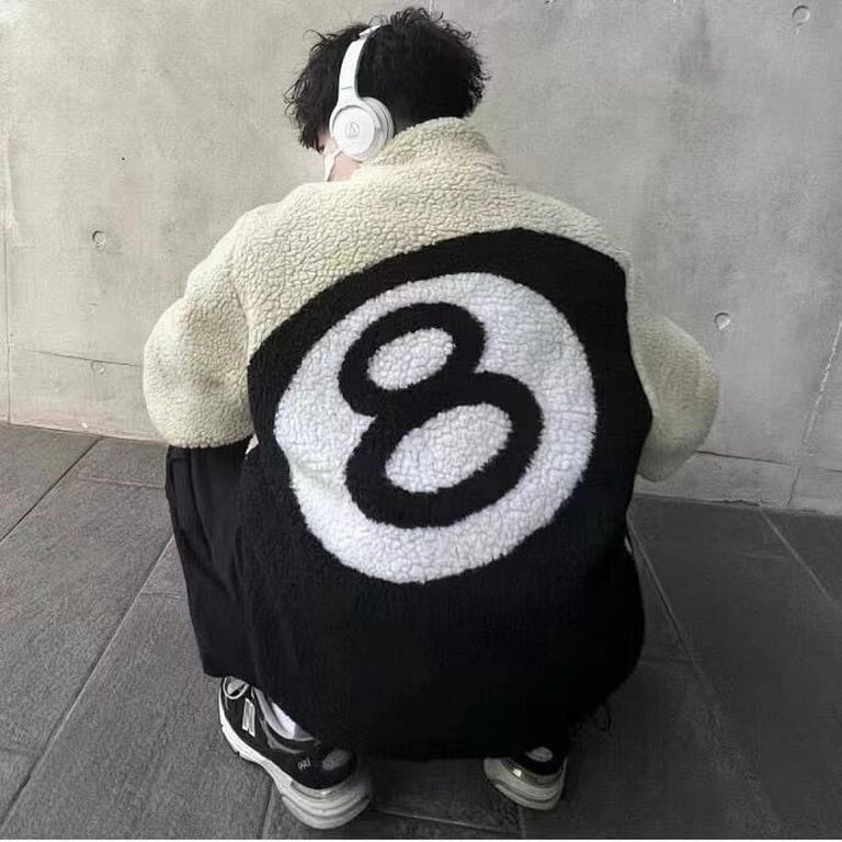 Stüssy 8 Ball Sherpa Reversible Jacket - 40