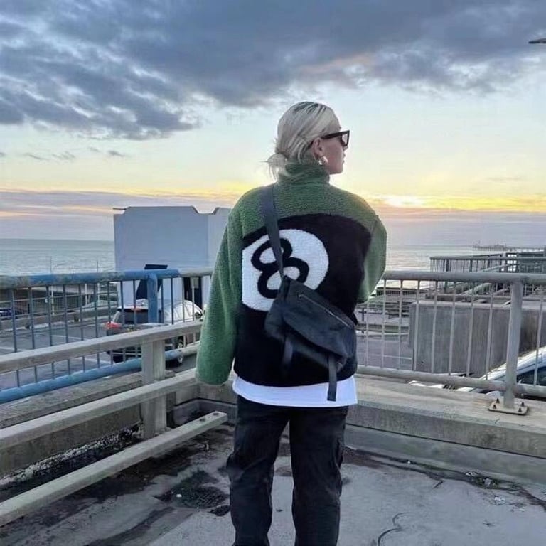 Stüssy 8 Ball Sherpa Reversible Jacket - 47