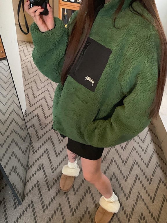 Stüssy 8 Ball Sherpa Reversible Jacket - 49