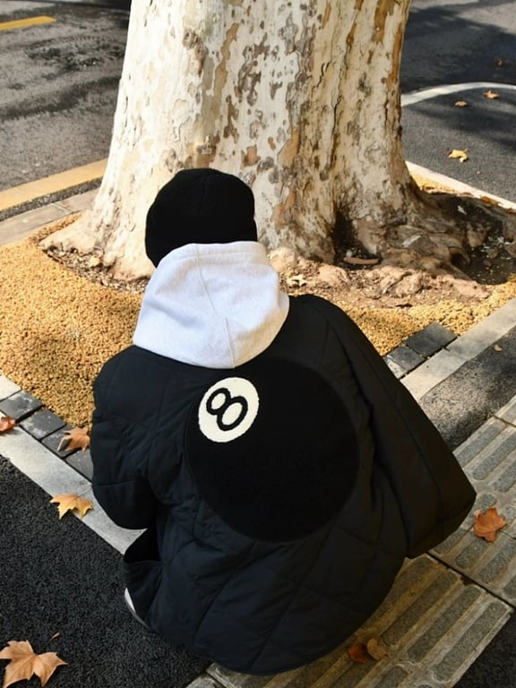 Stüssy 8 Ball Quilted Liner Jacket - 28