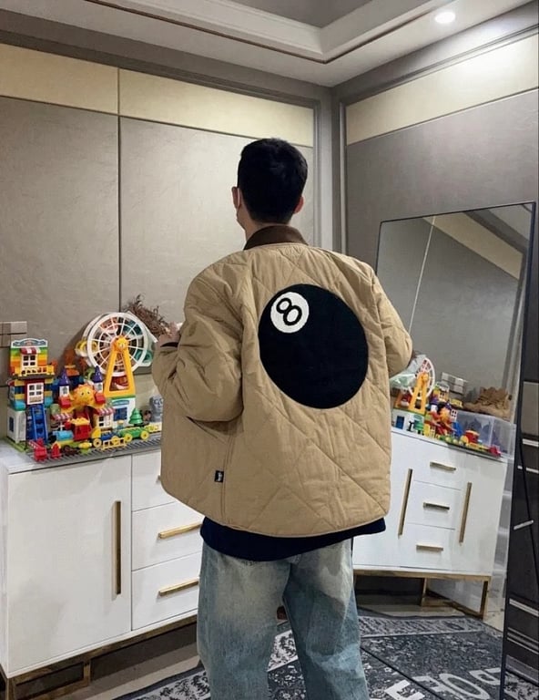 Stüssy 8 Ball Quilted Liner Jacket - 30