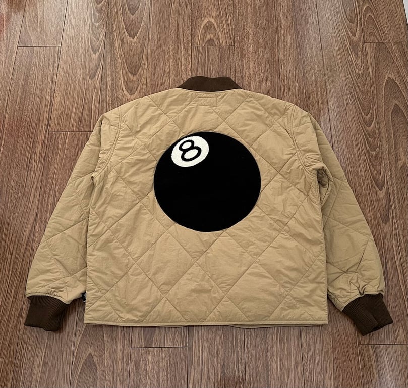 Stüssy 8 Ball Quilted Liner Jacket - 8