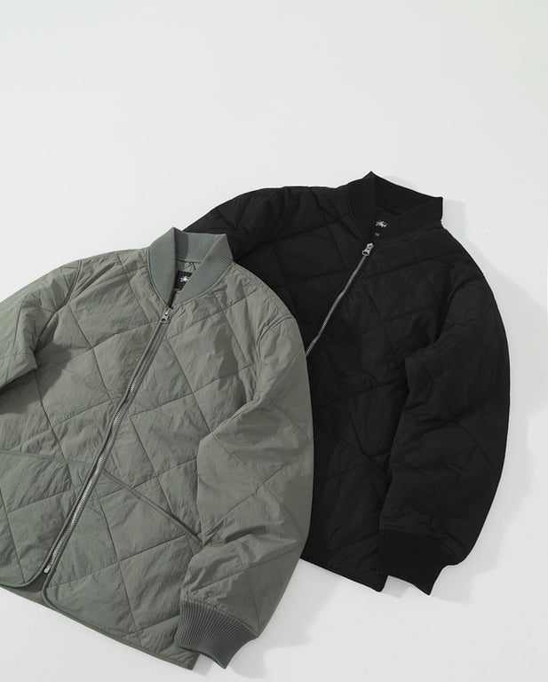 Stüssy Dice Quilted Liner Jacket - 4
