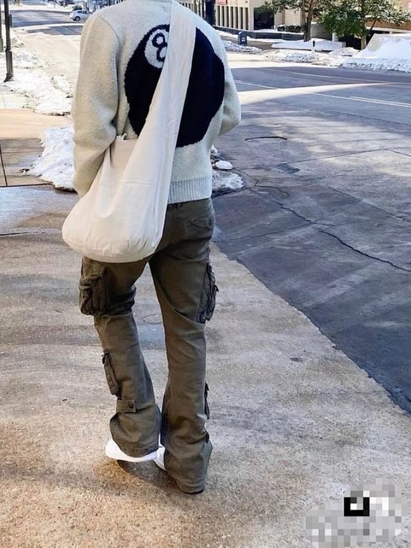 Stüssy 8-Ball Mohair Sweater Beige - 6