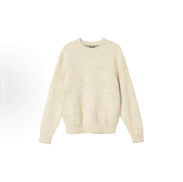 Stüssy 8-Ball Mohair Sweater Beige - 9