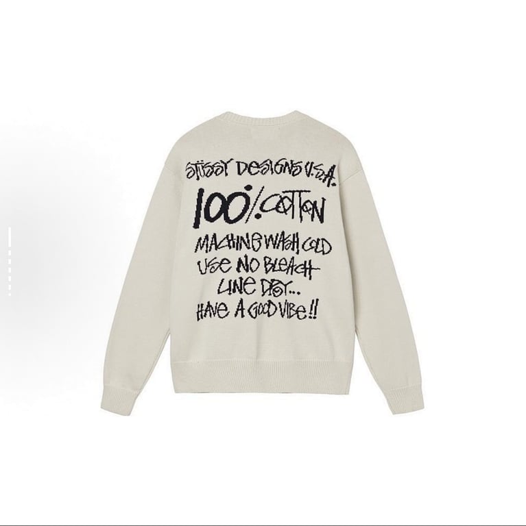Stüssy Care Label Sweater Black - 11