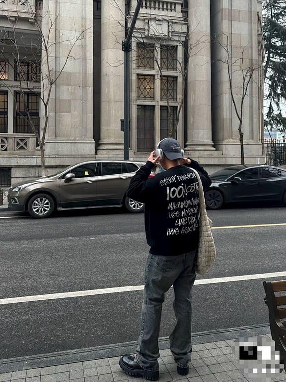 Stüssy Care Label Sweater Black - 3