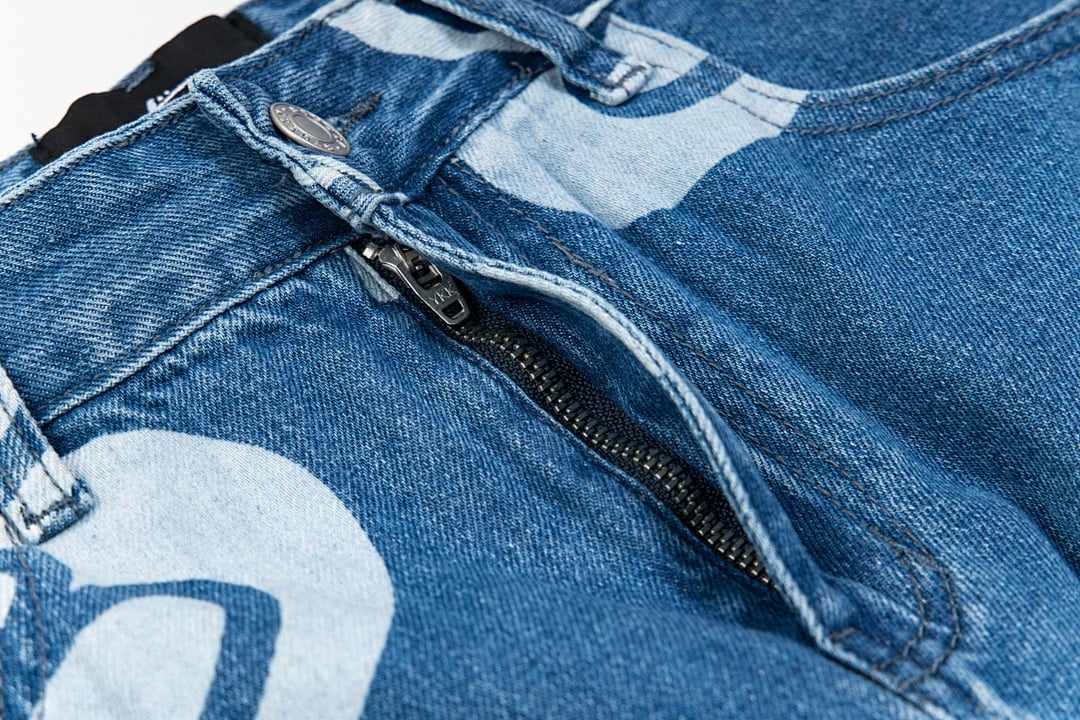 Stüssy No.8 Print Denim Shorts - 14
