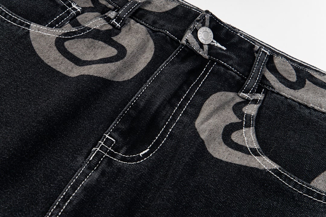Stüssy No.8 Print Denim Shorts - 21
