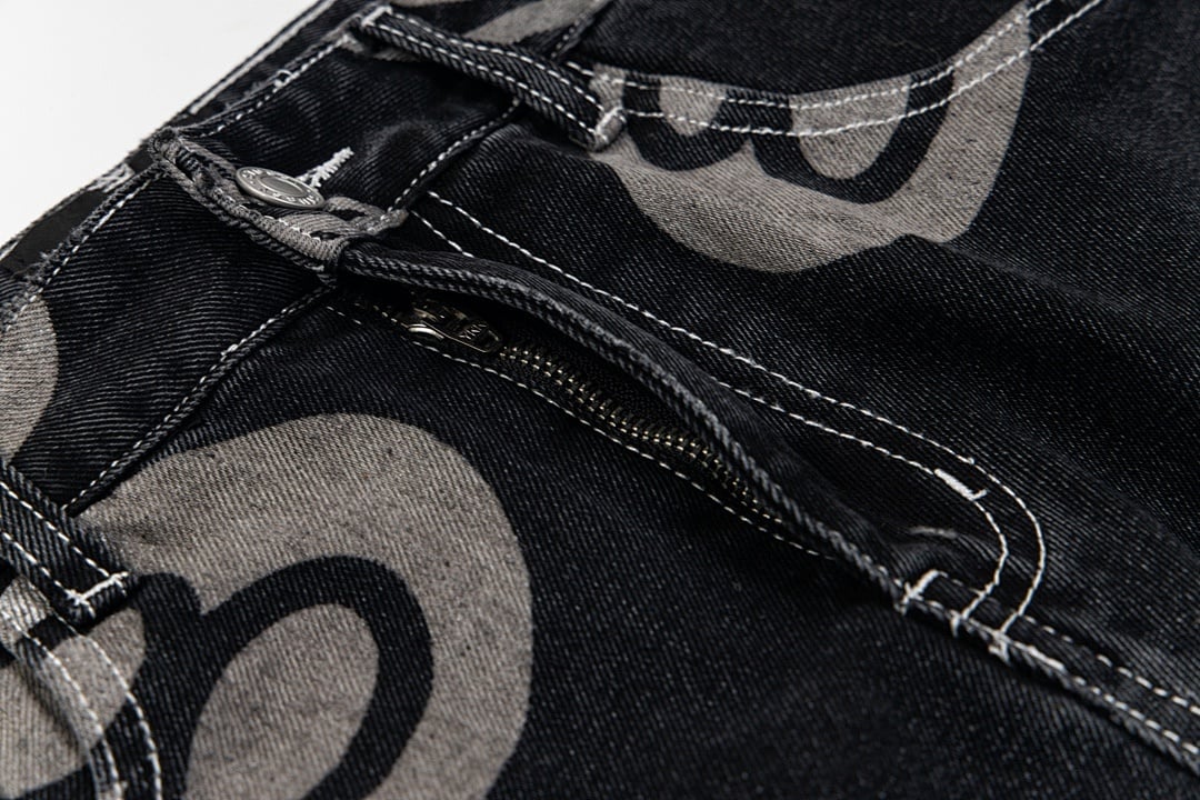 Stüssy No.8 Print Denim Shorts - 29