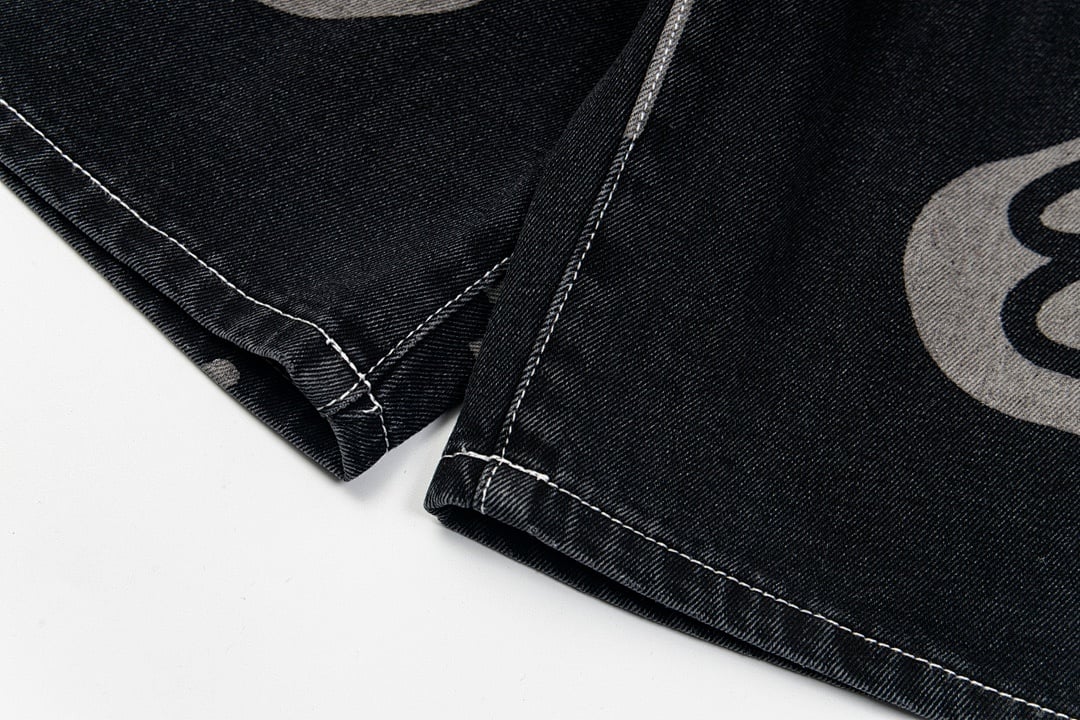 Stüssy No.8 Print Denim Shorts - 30