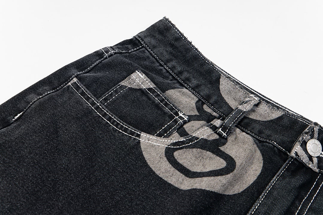 Stüssy No.8 Print Denim Shorts - 34