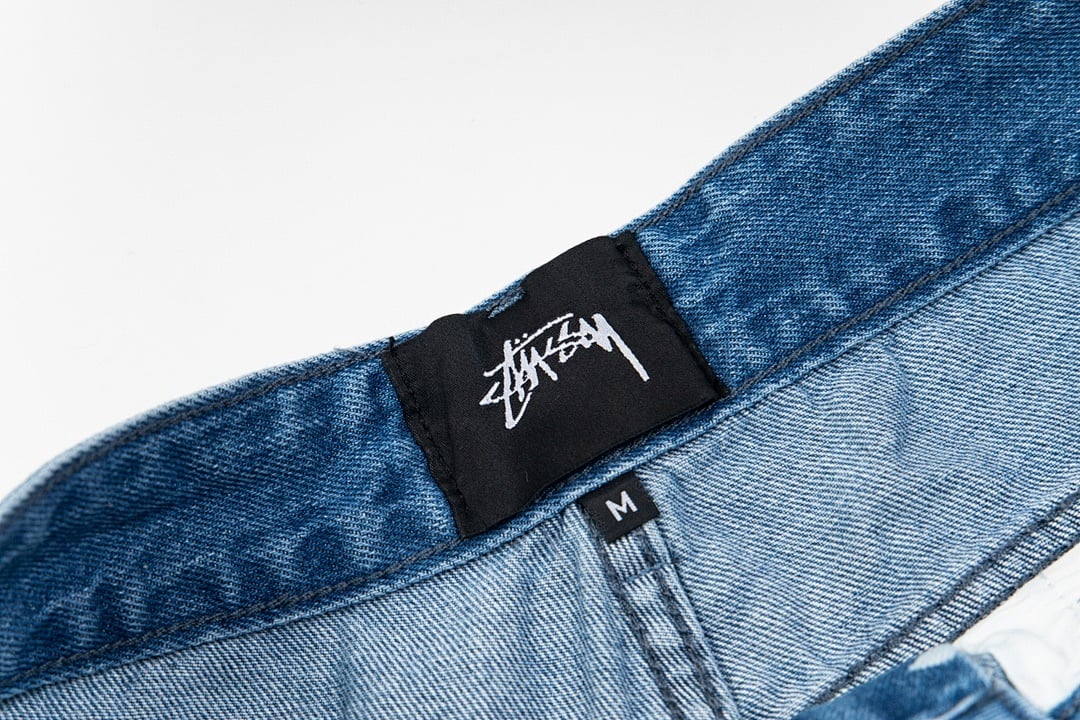 Stüssy No.8 Print Denim Shorts - 8