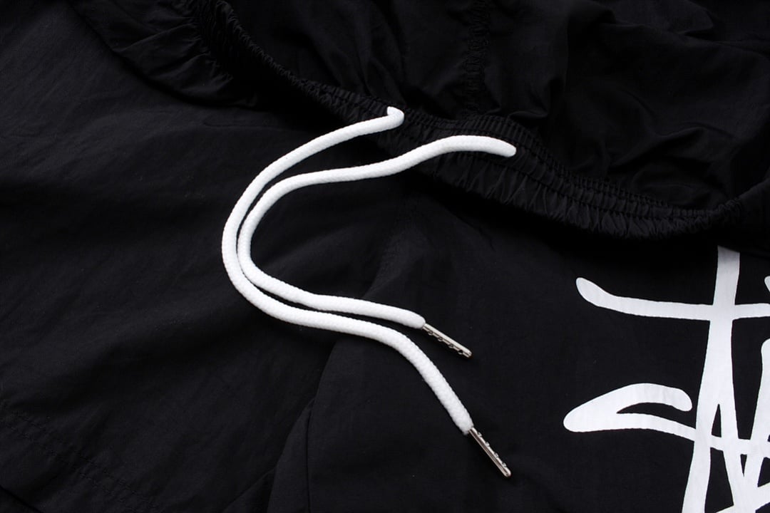 Stüssy Classic Solid Logo Loose-Fit Shorts Black - 10