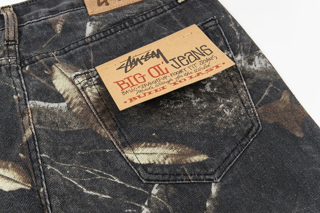 Stüssy FW23 Big Ol' Jean Realtree Edge Relaxed Denim Shorts - 15