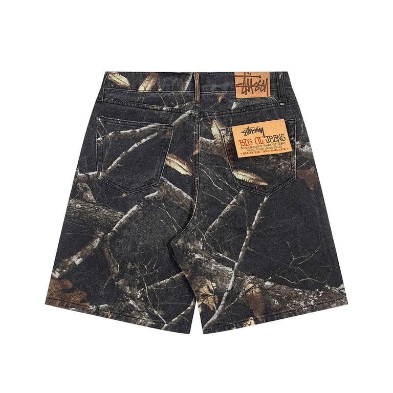 Stüssy FW23 Big Ol' Jean Realtree Edge Relaxed Denim Shorts - 4