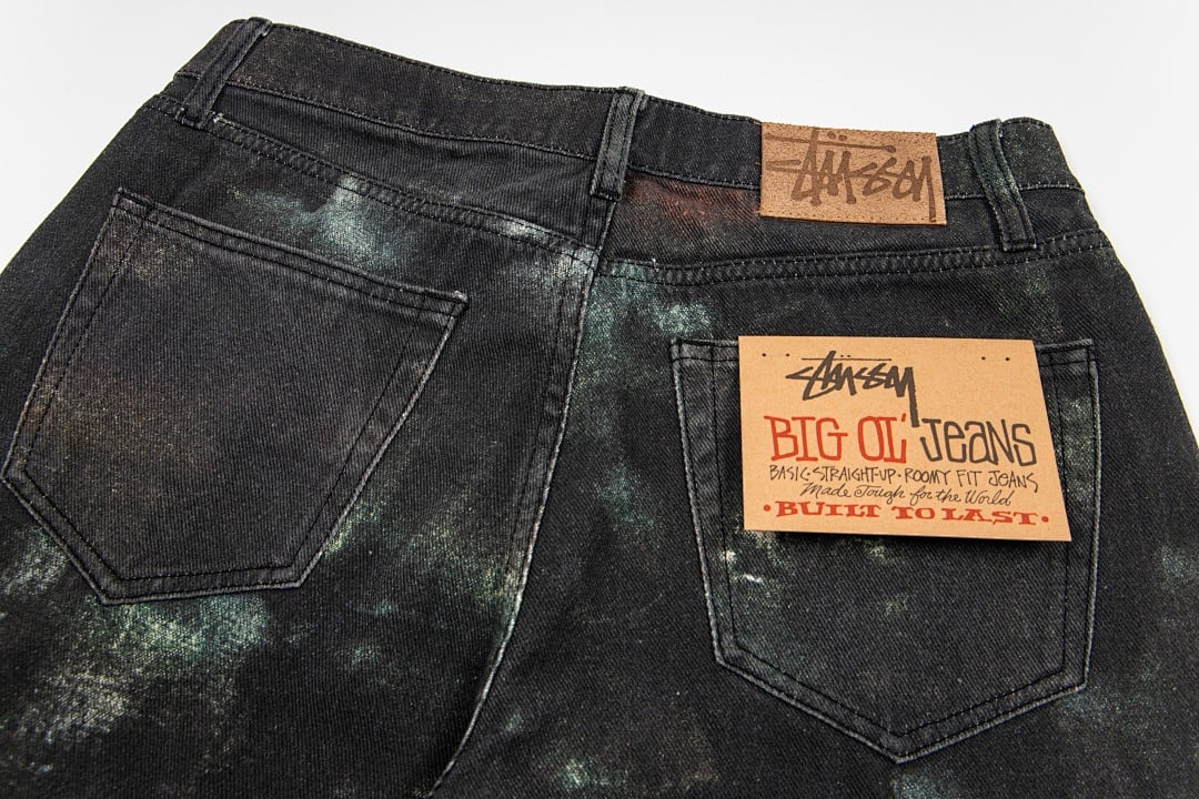 Stüssy FW24 Big Ol' Jean Stenpat Camo Relaxed Jeans - 13