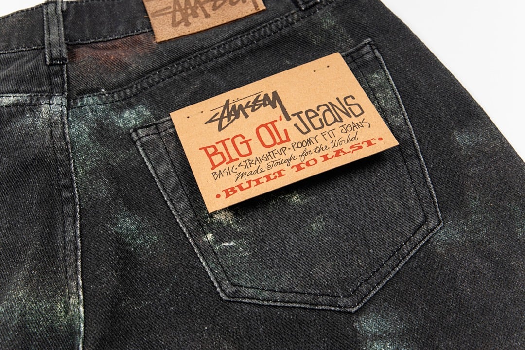 Stüssy FW24 Big Ol' Jean Stenpat Camo Relaxed Jeans - 16