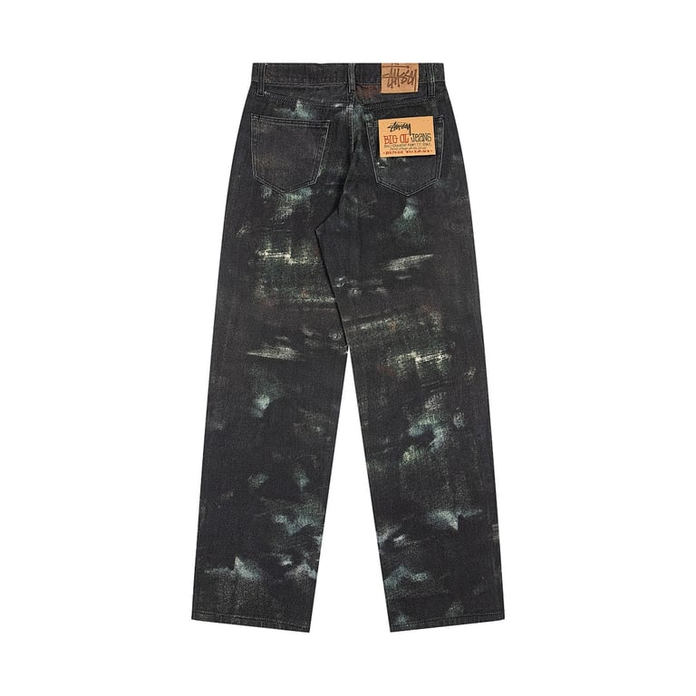 Stüssy FW24 Big Ol' Jean Stenpat Camo Relaxed Jeans - 3