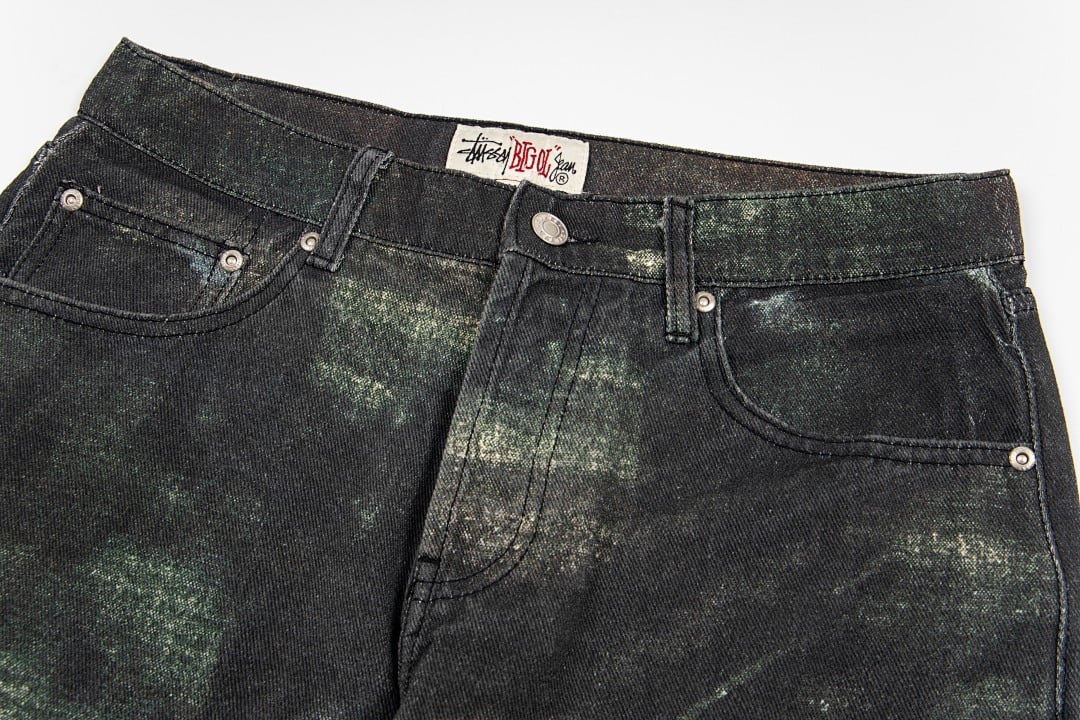 Stüssy FW24 Big Ol' Jean Stenpat Camo Relaxed Jeans - 4