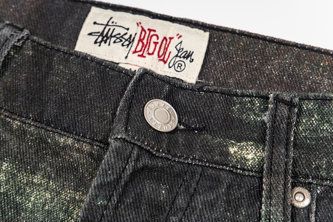 Stüssy FW24 Big Ol' Jean Stenpat Camo Relaxed Jeans - 7