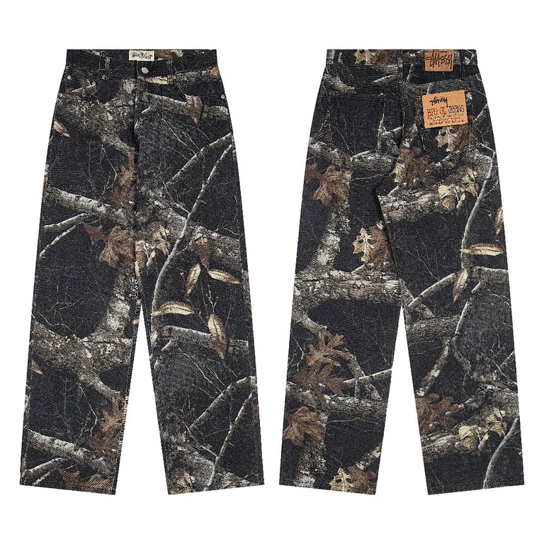 Stüssy FW23 Big Ol' Jean Realtree Edge Branch Print - 2