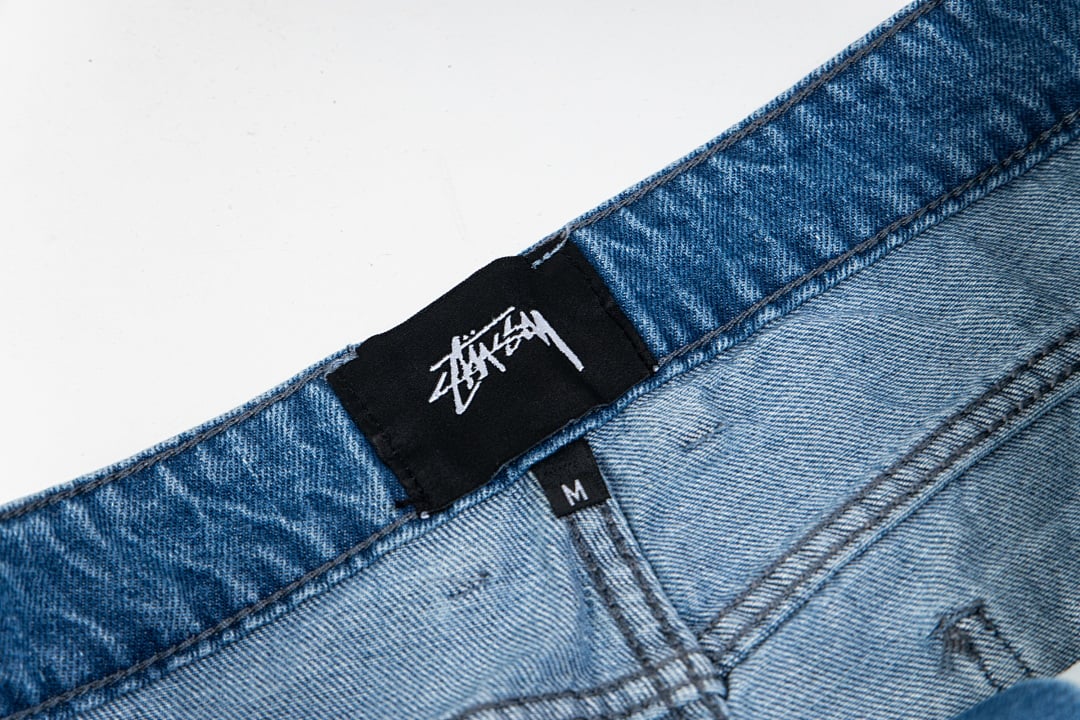 Stüssy 8-Ball Full Print Denim Pants - 14