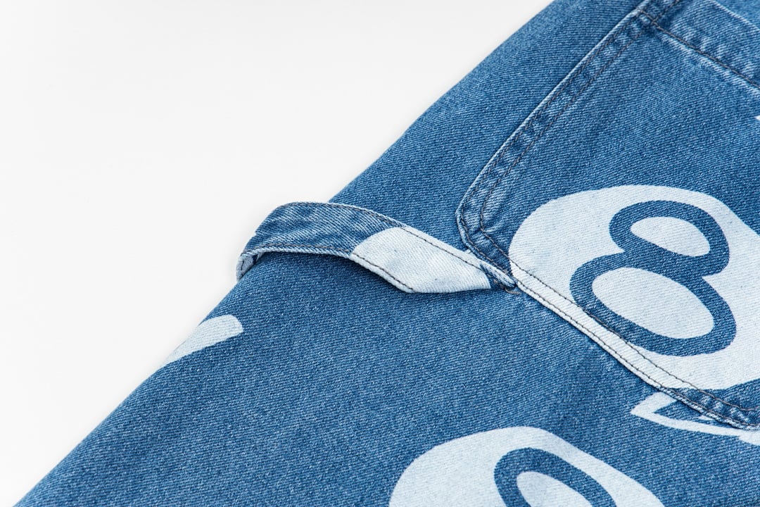 Stüssy 8-Ball Full Print Denim Pants - 19