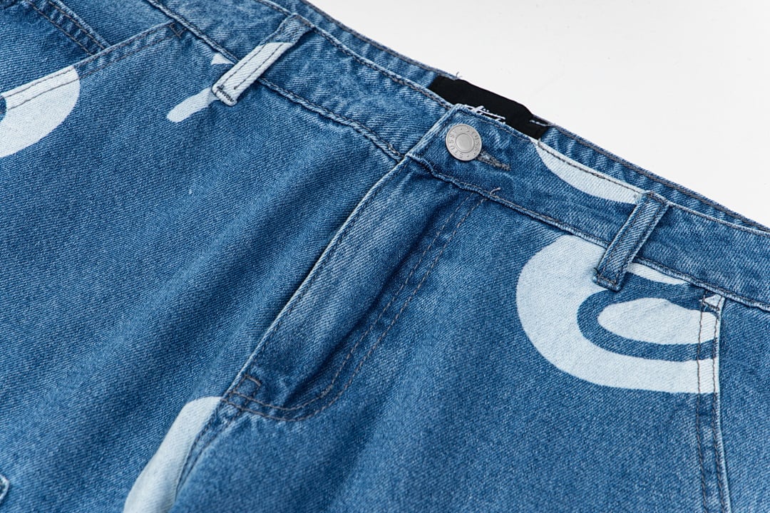 Stüssy 8-Ball Full Print Denim Pants - 10