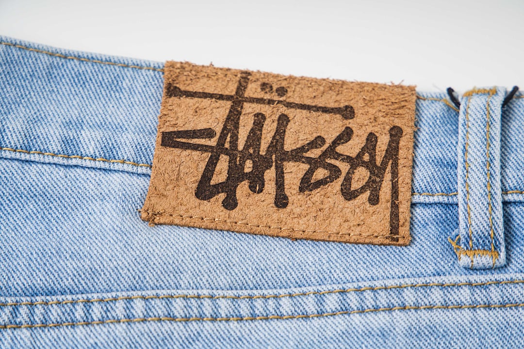 Stüssy Big Ol' Denim Shorts Light Blue - 12