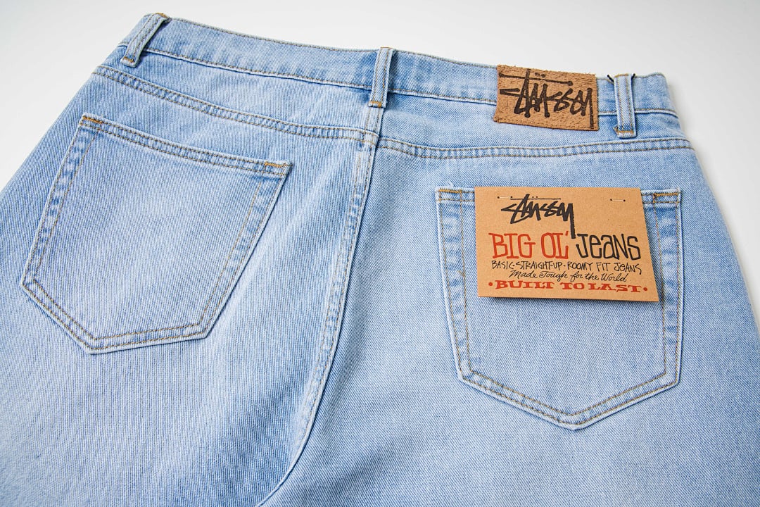 Stüssy Big Ol' Denim Shorts Light Blue - 13